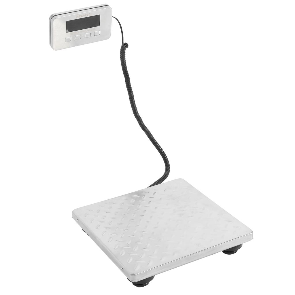 200kg Stainless Steel Platform Postal Shipping Scale for Busniess Office Home Warehouse Package