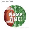 Super Bowl Football Kids Party Supplies Tableware Tablecloth Paper Plates Banners Pennant Decorations