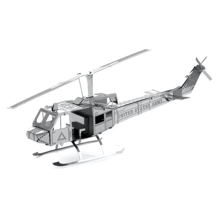 Metal Earth Fascinations HUEY HELICOPTER 3D Puzzle En Métal