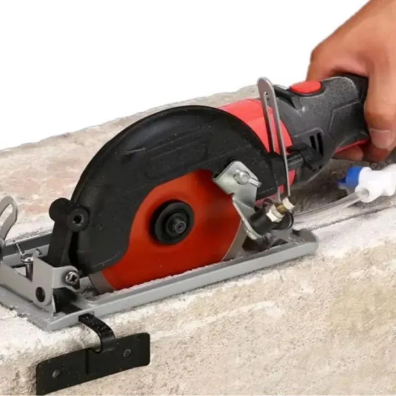Quick Install Cutting Machine Slotting Base 45° Adjustable Cutting Depth Positioning Bracket for 100/115/125mm Angle Grinder