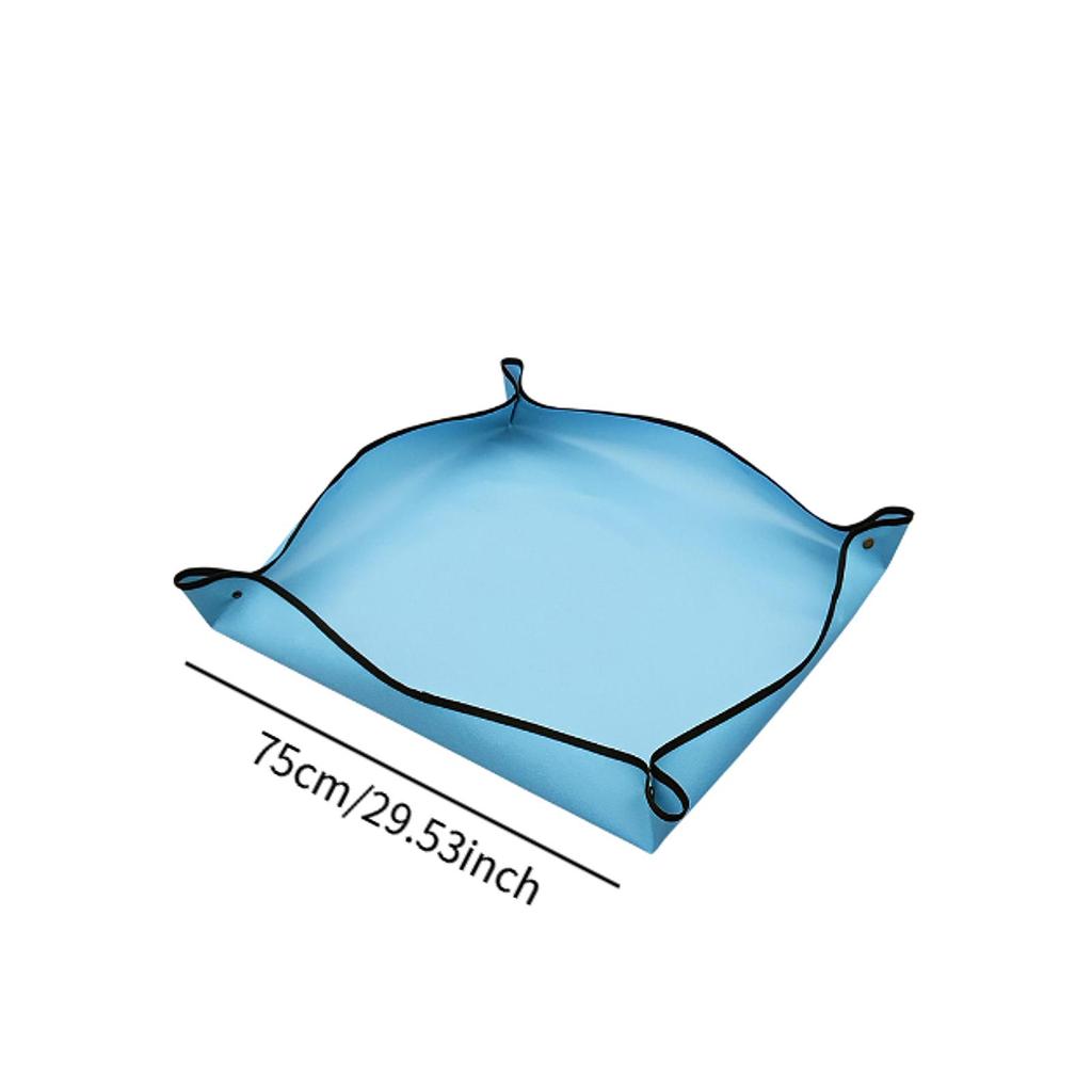 Waterproof Foldable Plant Repotting Mat Garden Potting Pad for Flowerpot Transplanting Mixing Soil Plant Pruning Garden Tool