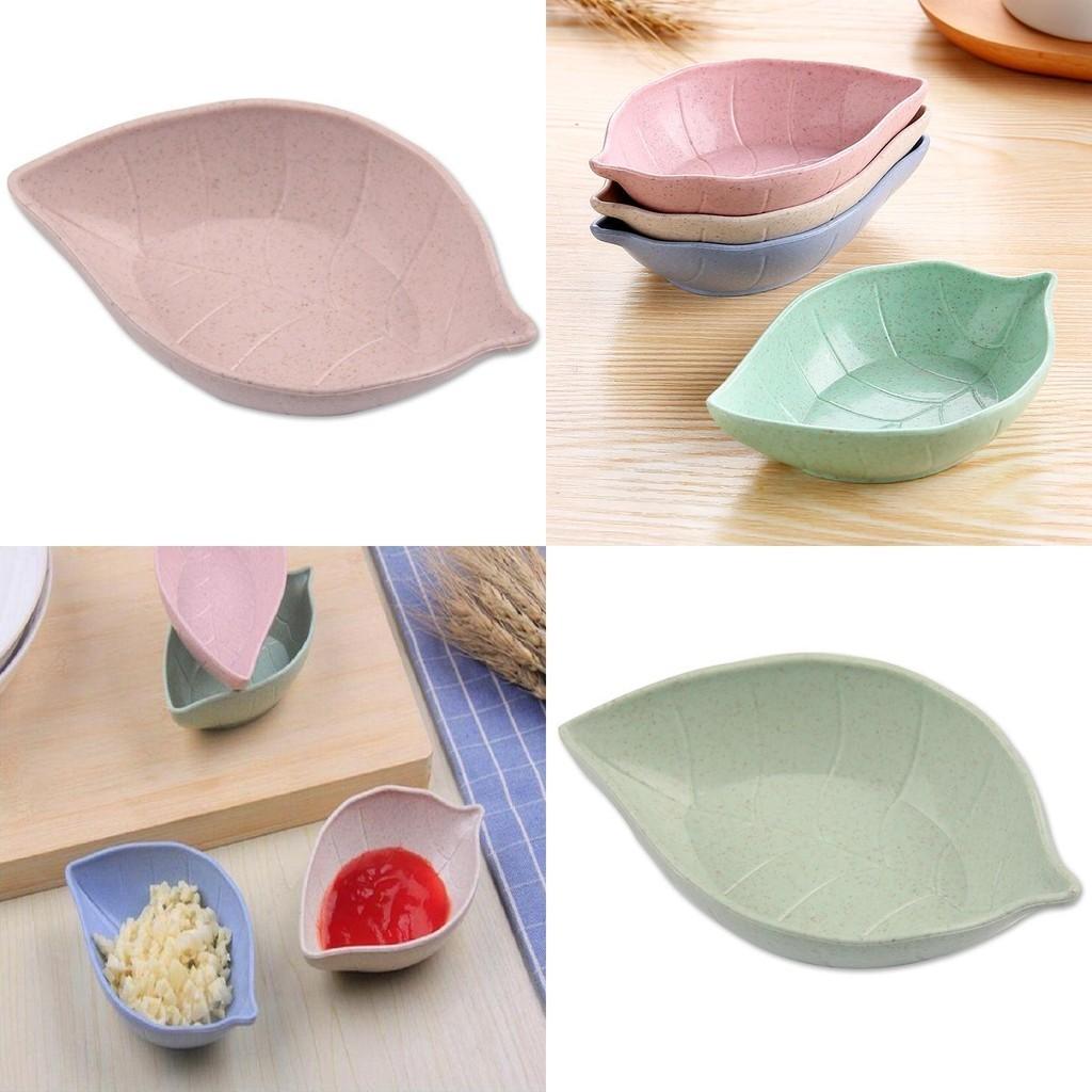 Umweltfreundliches Saucenschälchen aus Weizenstroh mit stilvollen Farben für Gewürze und Dips