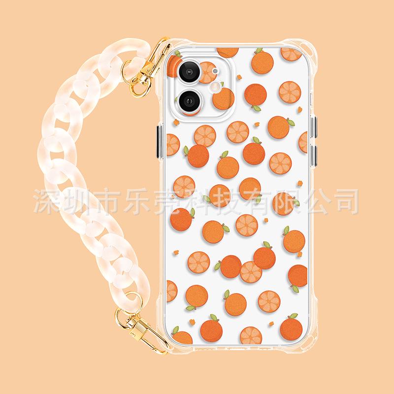 

Women s Drop-Proof Soft iPhone Case with Handbag Chain – Fits iPhone 11, 13, and 14; Transparent Design iPhone 14
