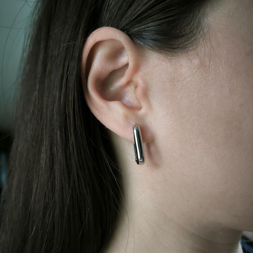 Silver Earrings Without Stones (2185840)