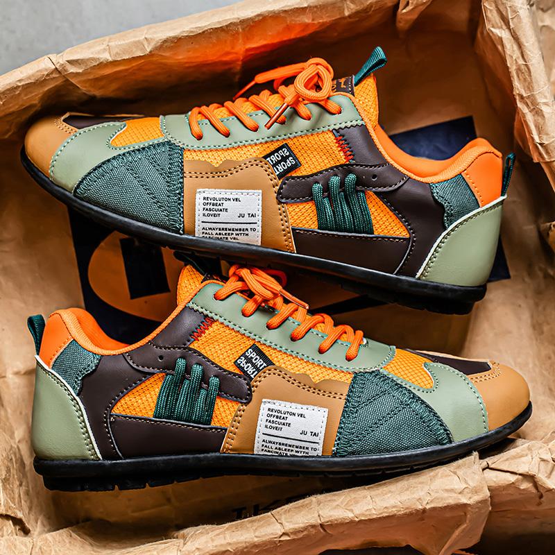 

Men s casual sports outdoor hiking trendy fashi street comfortable 48 помаранчевий