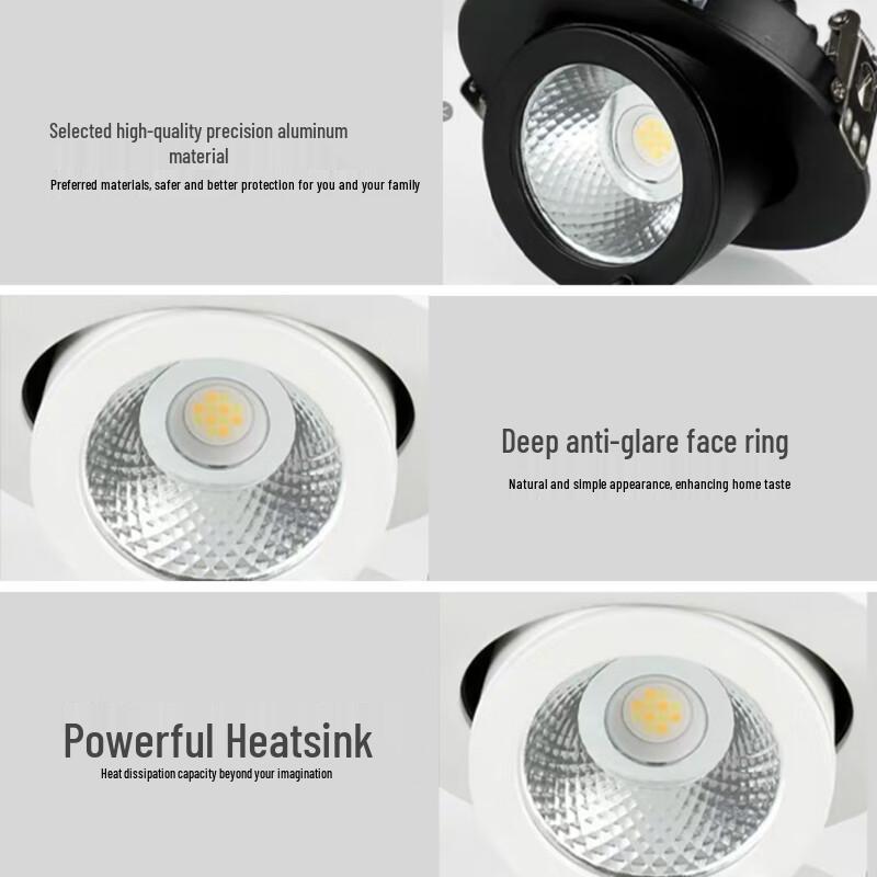 Xuan Yong 18W Adjustable COB Embedded Spotlight