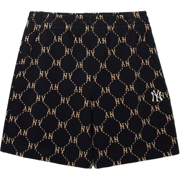 New MLB New York Yankees Casual Shorts Unisex Black 3ASPM0144-50BKS
