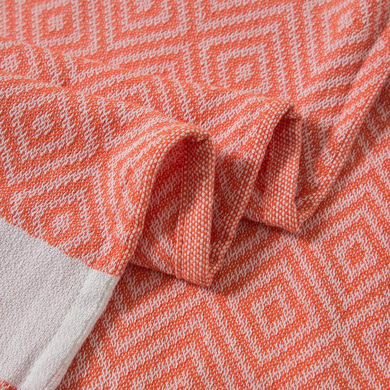100% Cotton Striped Tassel Beach Towel - 30 Color Options