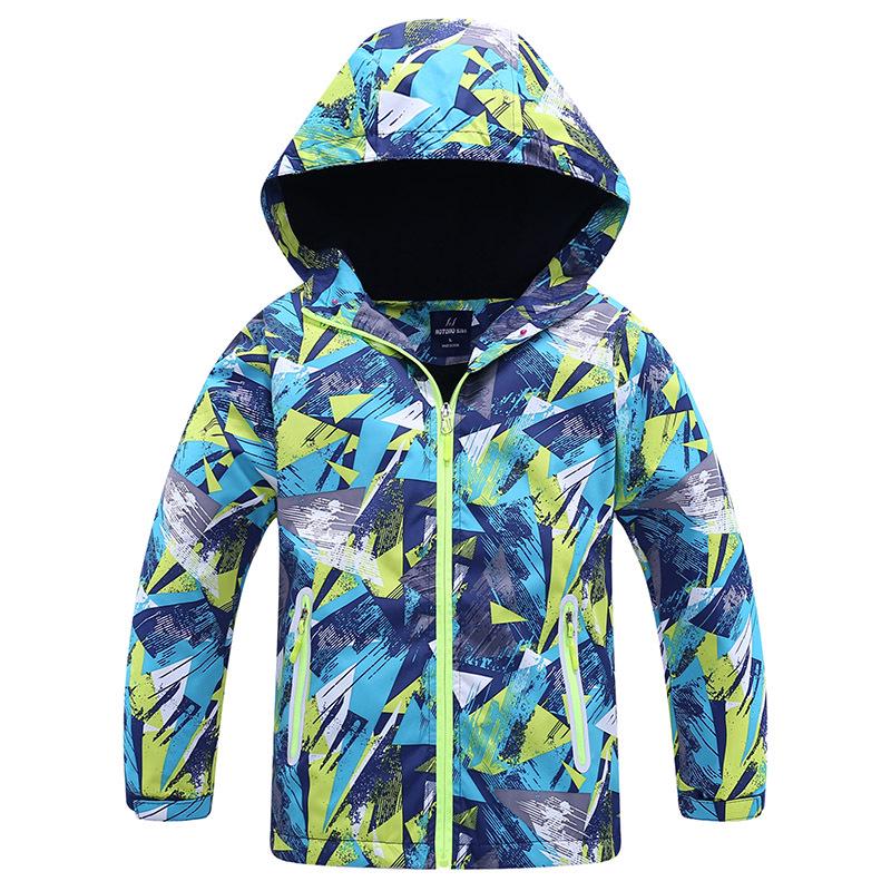 Children's Windproof Jacket for Outdoor Activities (Ages 6-14) - Autumn/Winter Activewear Coat