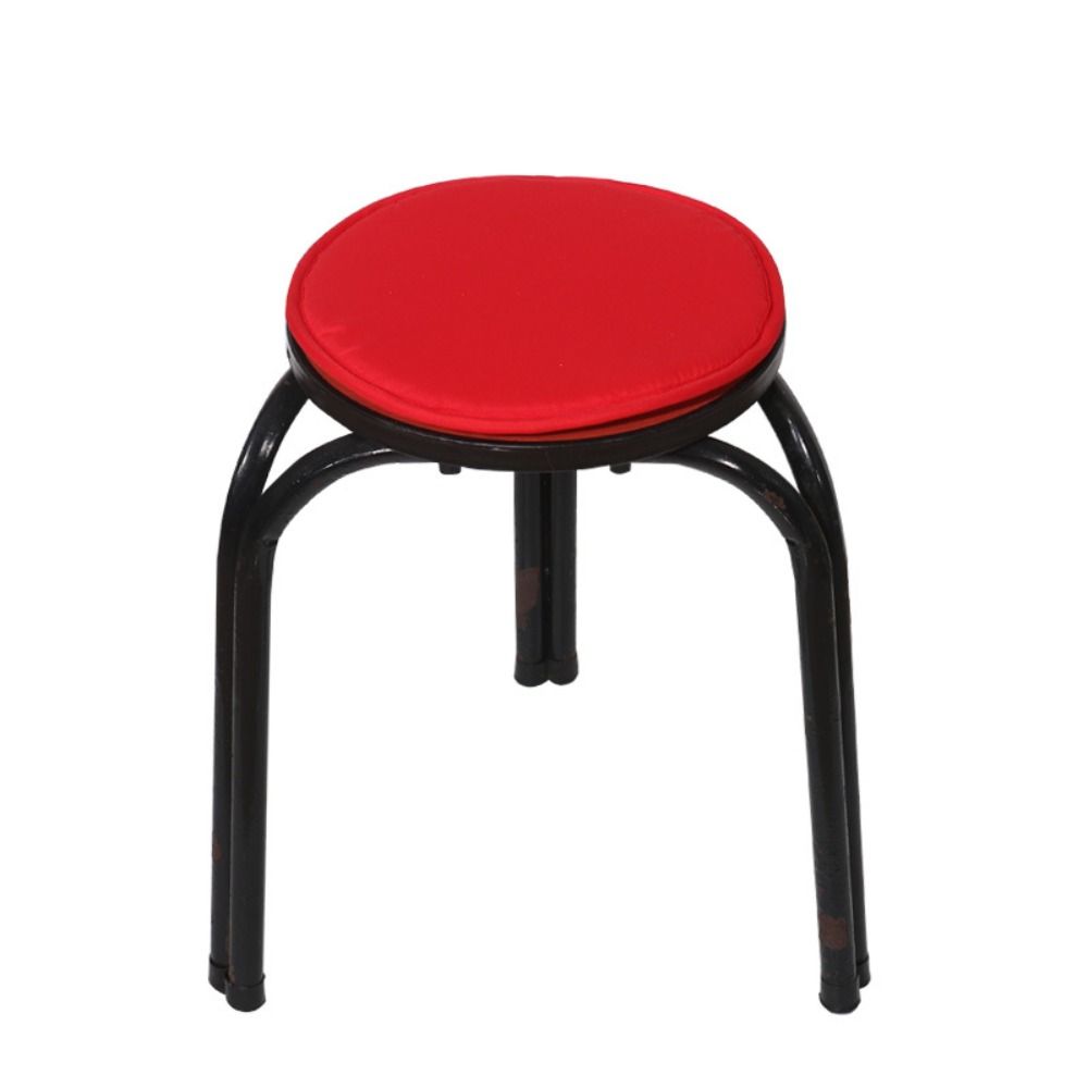 Washable Round Chair Pad Sponge Circular Stool Cushion Soft Sit Chair Cushion  For Home Office