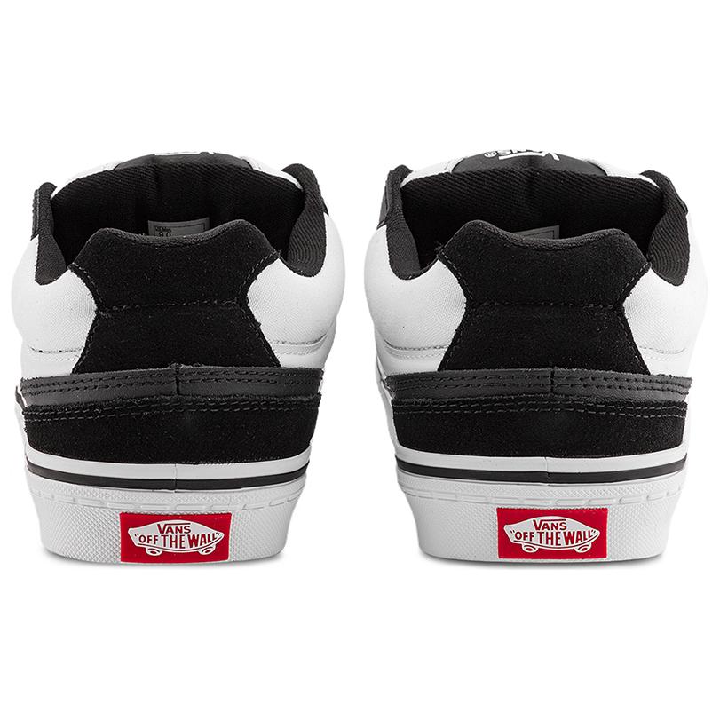 Vans Caldrone Comfortable Versatile Low-Top Skate Shoes Men sneaker Black White VN000CSPBA2