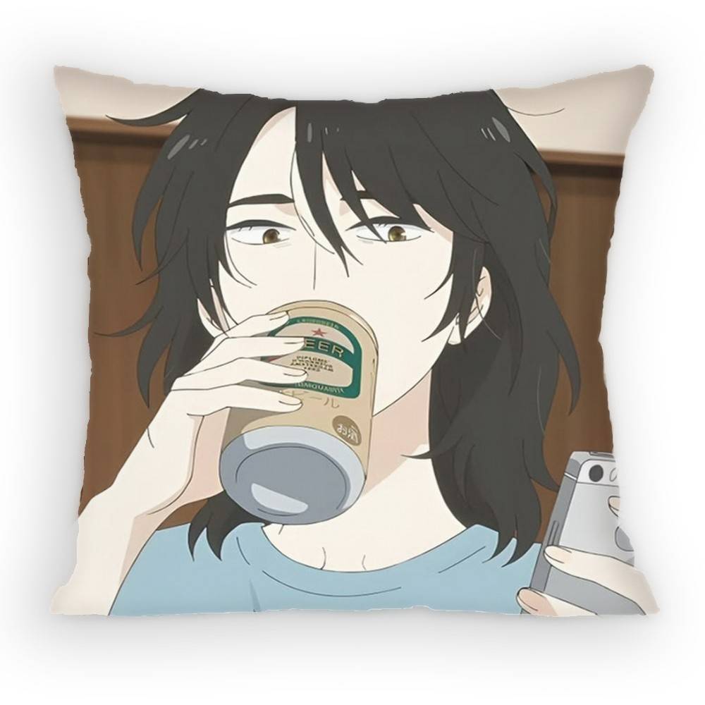 Journal With Witch Makio and Asa Pillow Case Sofa Living Room for Bedroom Car Headboard Backrest Cushion Square Cushion Nap Time
