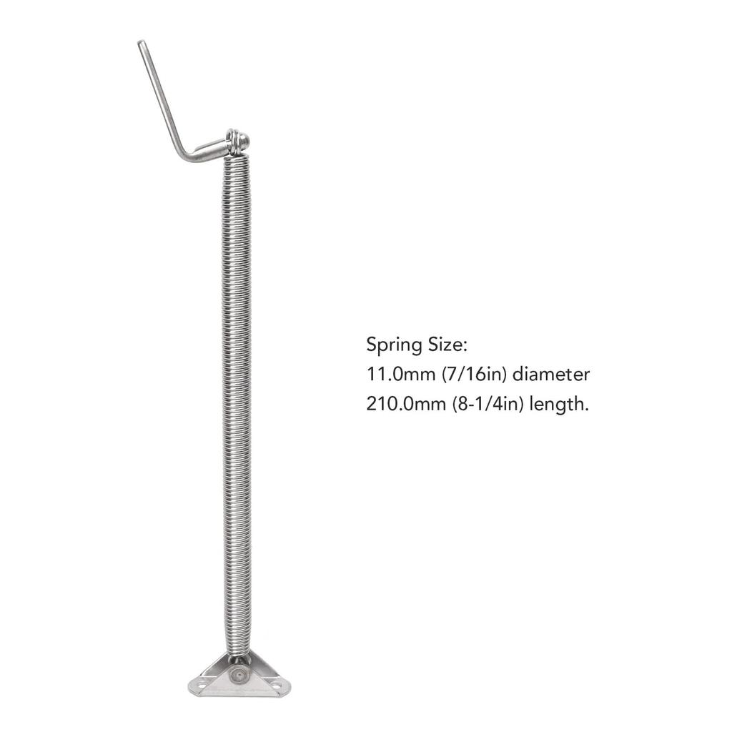 Tbest Hatch Support Spring 304 Stainless Steel Heavy Duty Adjustable