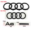 Für heißes A6 2020 2021 2022 2023 Quattro Sline Emblem 4Ringe Logo Auto Styling Haube Frontgrill Emblem Heckklappe Abzeichen Zubehör