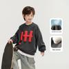 Fairy Tale Memory 2025 Spring/Autumn Kids' Grey Sweatshirt with 3D Letter Applique