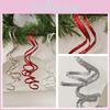 Tree Branch Christmas Ornament With Plastic Material Holiday Home Decor Props