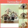 Cute Rabbit Plush Keychain Soft Stuffed Animal Short Plush Bunny Bag Accessory