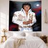 Elvis Wall Decor Tapestry Art For Pet Memorial Birthdaywedding Party Backdrop Family Gift