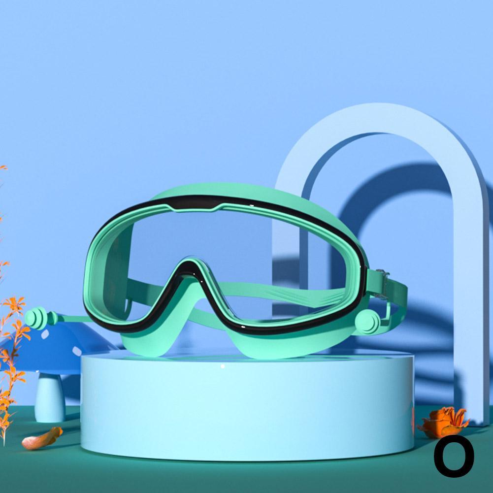 Kids Swimming Goggles Big Frame HD View Anti-fog Waterproof Children's Swim Goggles Boys and Girls Multi-color To Choose