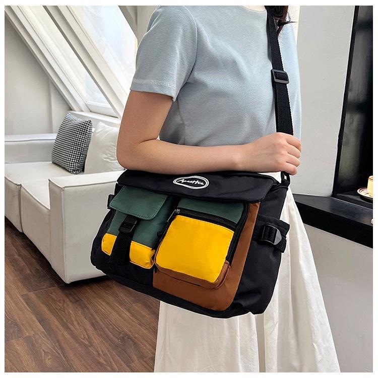 IELGY Women's Simple Trend Large Capacity Shoulder Casual Fashion Messenger Bag