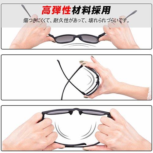 [MARSQUEST] Men's Polarized Sunglasses, Driving Sunglasses, Wellington Style, UV400 UV Protection, Impact Resistant, Suitable for Motorcycling, Sports