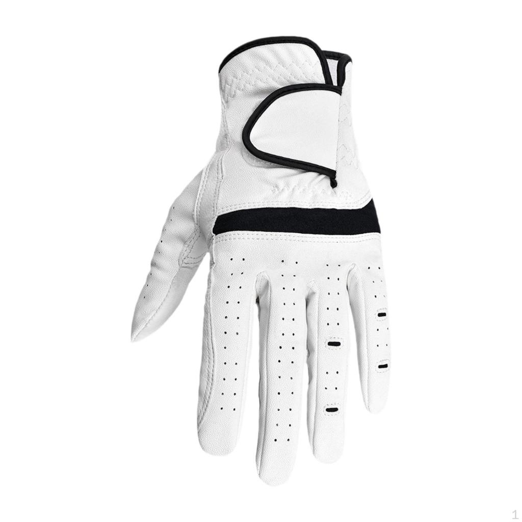 Golf Glove for Left Hand Training Breathable Nonslip Comfortable Lightweight Simple
