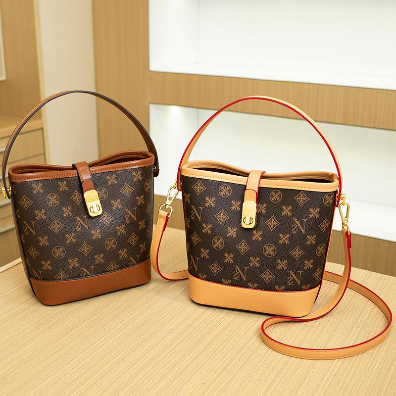 Classic Printed Bags, Large-capacity European and American Handbags, High-end Ladies' Casual Single-shoulder Crossbody Bags