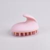 New Model Silicone Hairbrush with Handle - A Household and Outdoor Hair Washing Tool for Head-specific Massage and Cleaning. Hairbrush.