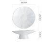 Ceramic Plate High Footed Dessert Plate Snack Plates Salad Plates Pasta Dish Serving Plate Molecular Cuisine Kitchen Tableware