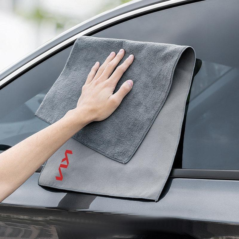 Car Wash Towel Microfiber Cleaning Rag Cloth Car Goods For Kia Rio 3 K2 Ceed Cerato K3 Sportage 4 Picanto K5 Optima Sorento Forte Stinger