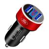 Car Charger USB Ports Fast Charging Digital Display Car Chargers For Ford Focus Mondeo Kuga Fiesta MK7 Escort Explorer Edge 2 4 MK2 MK4