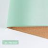 Non-Slip PU Leather Table and Bar Mats with Cork Coasters