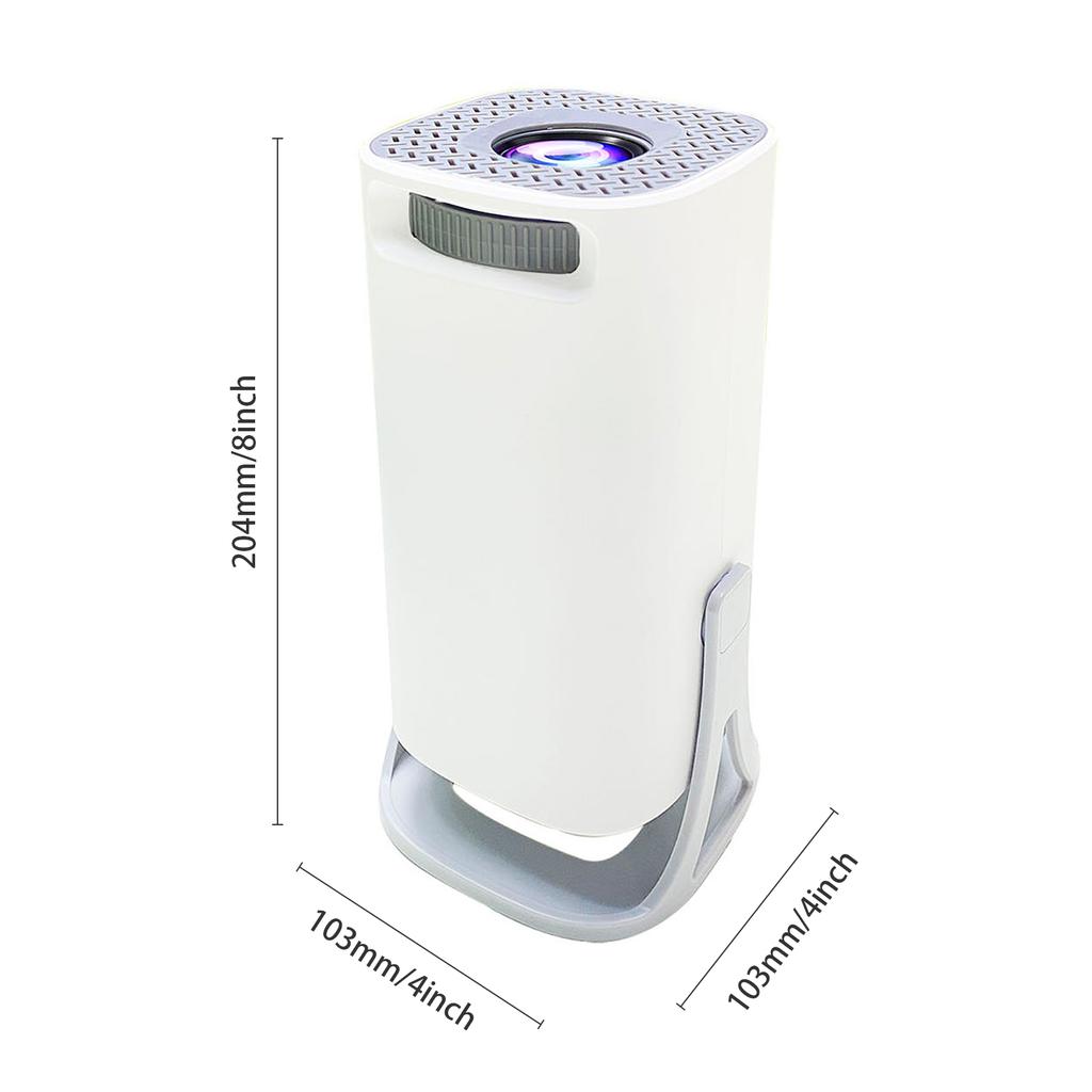Proiettore 1080P WiFi BT5.2 Sistema Android 11 Proiettore per film ruotabile di 180 gradi con display da 120 pollici
