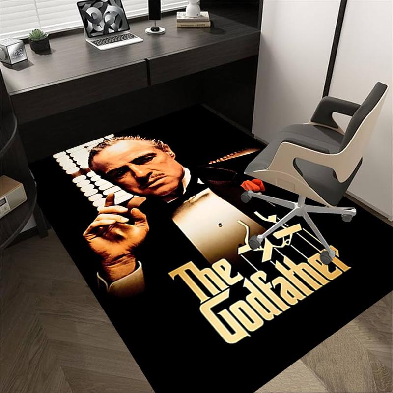 1 шт. Коврик Крестный отец Противоскользящий полиэстеровый коврик для пола для офиса, спальни 60cm by 90cm
