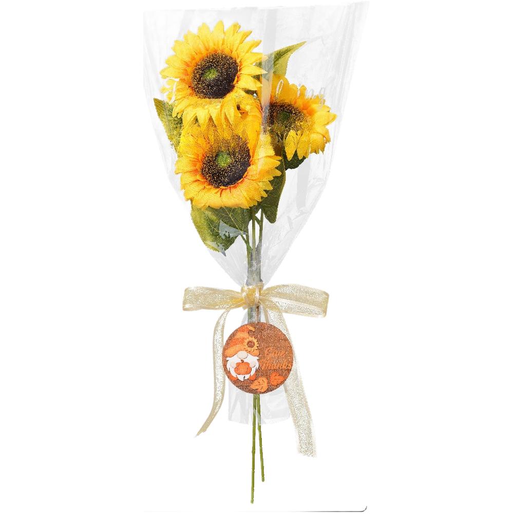 

Artificial Sunflower Bouquet Plastic Yellow DIY Flower Arrangement for Home Office Decor Wedding Photography Background China Mainland