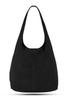 Vera Pelle Rossina Suede Leather Bag Black