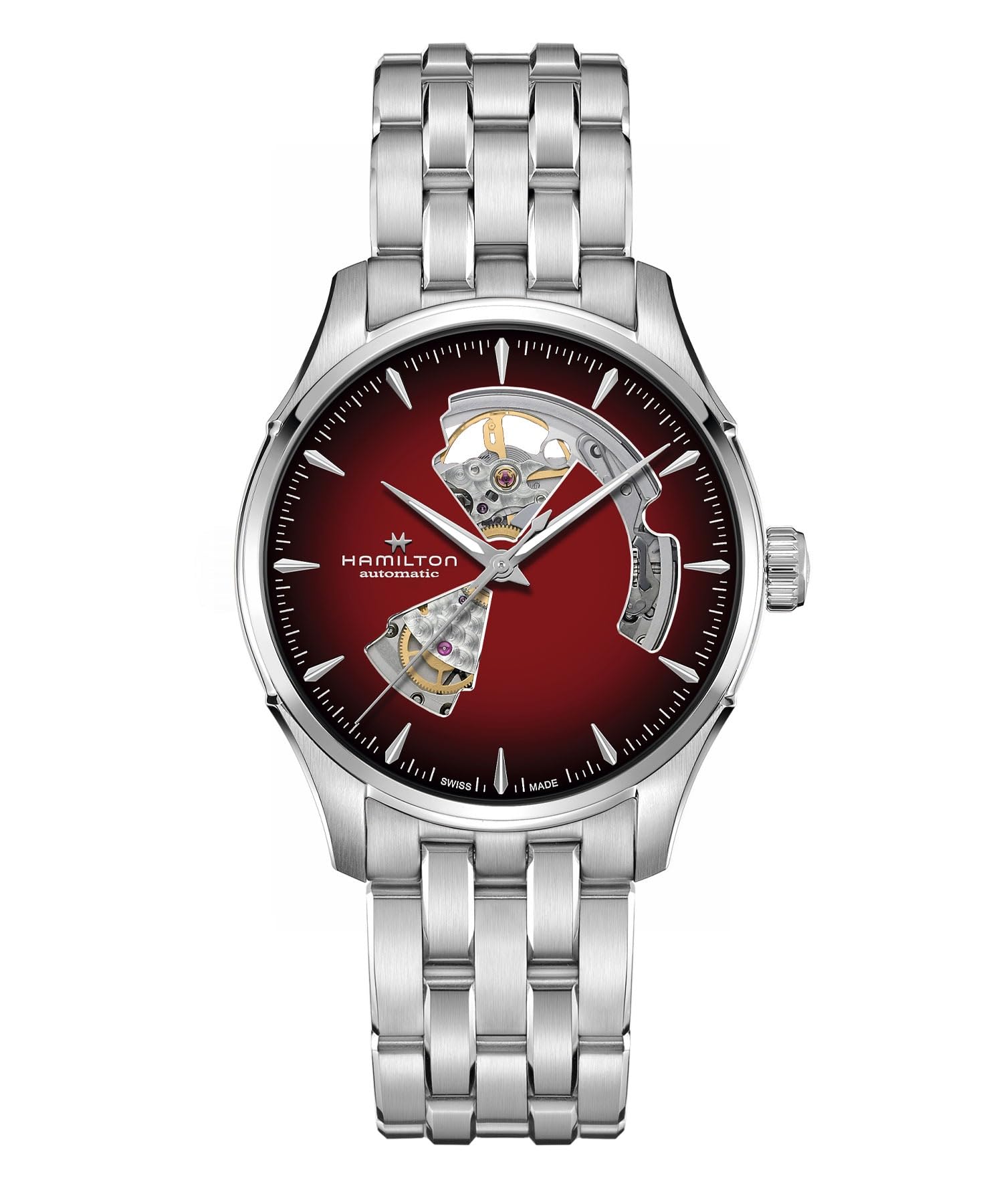 

HAMILTON Watch Genuine Warranty Jazzmaster Skeleton Mechanical Automatic Winding H32675170 Gent Imported [Hamilton] [Regular Product]