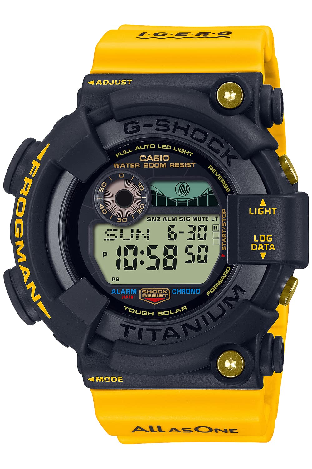 

Годинник FROGMAN Love Sea and The Earth Eye Search Japan Collaboration Model Solar Biomass Plastic Yellow [Casio] G-Shock [] GW-8200K-9JR Men s жовтий