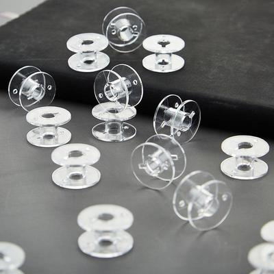 Bobina de Plástico Transparente Universal para Máquina de Costura para Artesanato DIY, 2518p, Multifuncional e em Estoque.