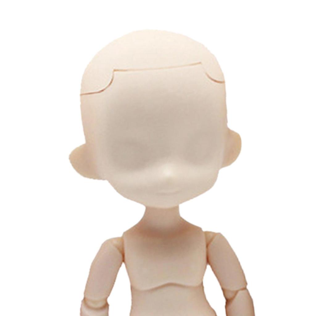1:12 Flexible Joint Doll Body Model PP Figure Rotatable Nude DIY