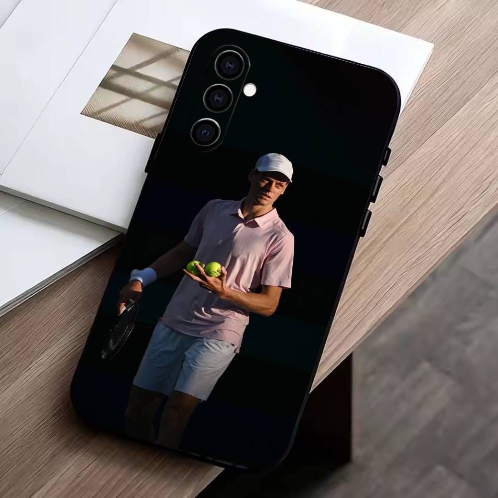 J-Jannik Sinner  Phone Case For Samsung Galaxy A73,A72,A71,A70,A53,A52,A51,Others Soft Black Cover