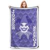 Balatro Playing Card Jocker Lusty Joker  Blanket Flannel Multi-Function Soft Throw Blankets For Home Bedroom Plush Thin Quilt