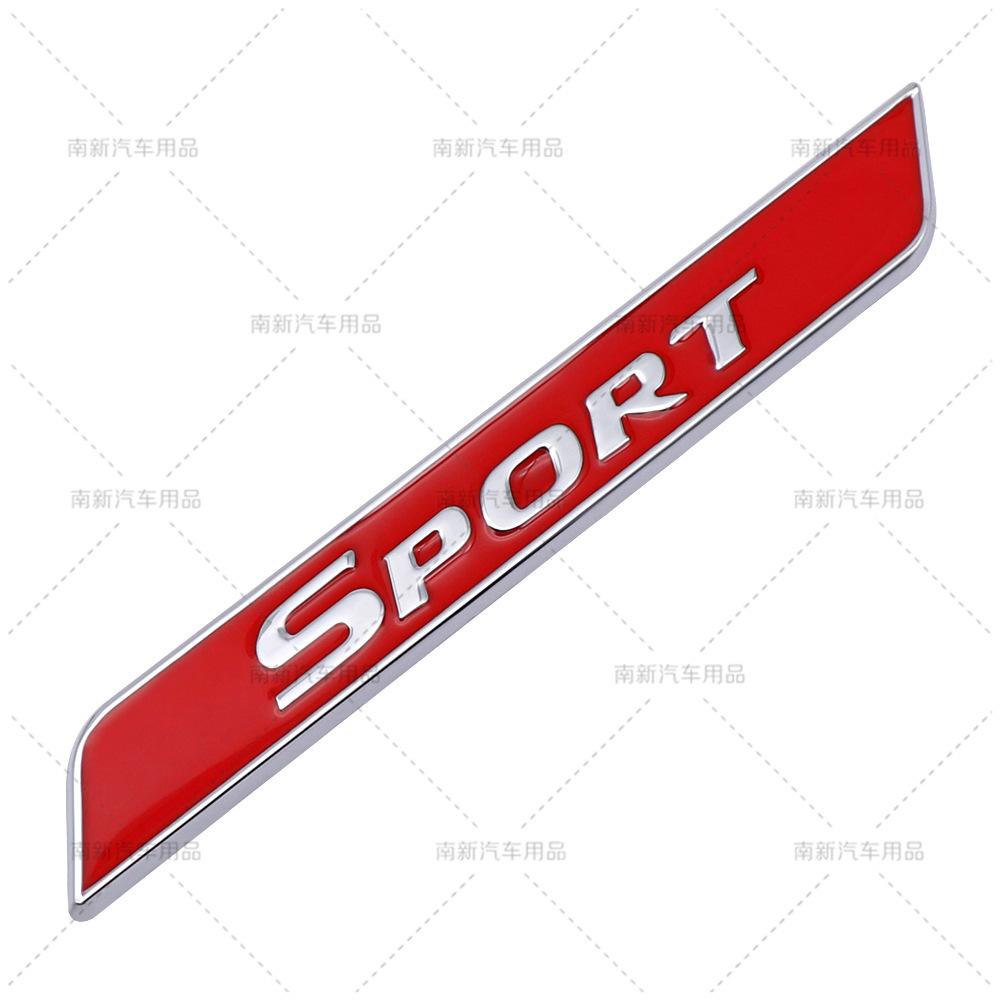 3D Metal SPORT Emblem Universal For Car Fender Side Body Modification Badge
