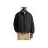 Zara Solid Color Lapel Single-Breasted Versatile Long Sleeve Jacket Men jackets Black 3833311-800