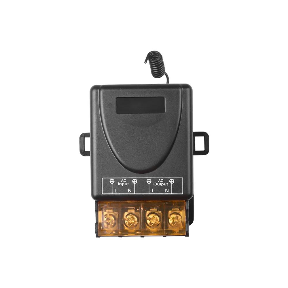 433Mhz AC220V 30A High Power Remote Control Switch Transmitter For Water Pump Motor LED Electric Appliance On Off Device