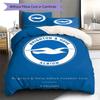 Brighton & Hove Albion Pattern Bedding,Quilt Set Quilt Cover Pillowcase Home Birthday Gift(1 * Duvet Cover + 2 * Pillowcase, Without Core)