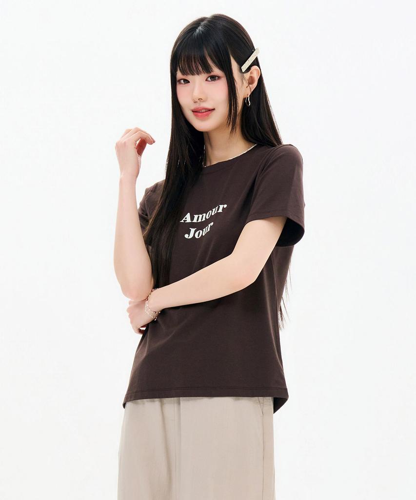CHASECULT Women'S Essential Lettering Short Sleeve T-Shirt-Fbzg5853C08