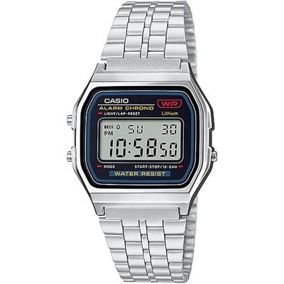 Casio Standard Digital Quartz Watch A159WA-N1 Men's Cheap Casio Silver Overseas Model