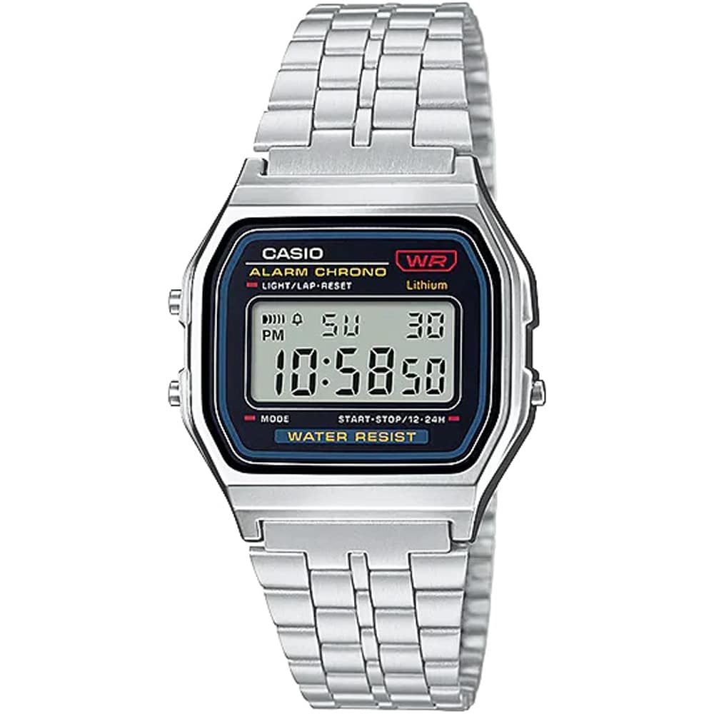Casio Standard Digital Quartz Watch A159WA-N1 Men s Cheap Casio Silver Overseas Model