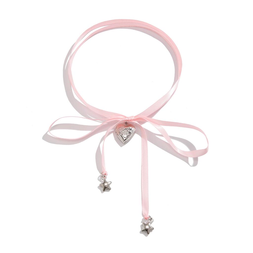 Jewelry pull adjustable choker item jewelry simple personality big love star pendant necklace female